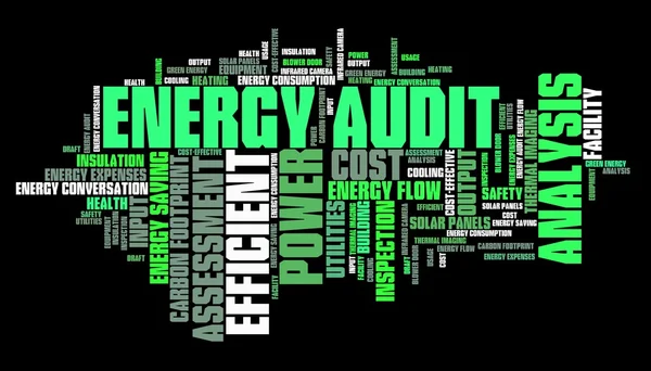 Energie consumptie-audit — Stockfoto
