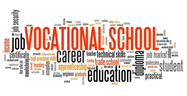 Vocational training - word cloud — Stock Photo, Image