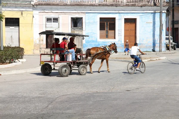 Pferdefuhrwerk, Kuba — Stockfoto