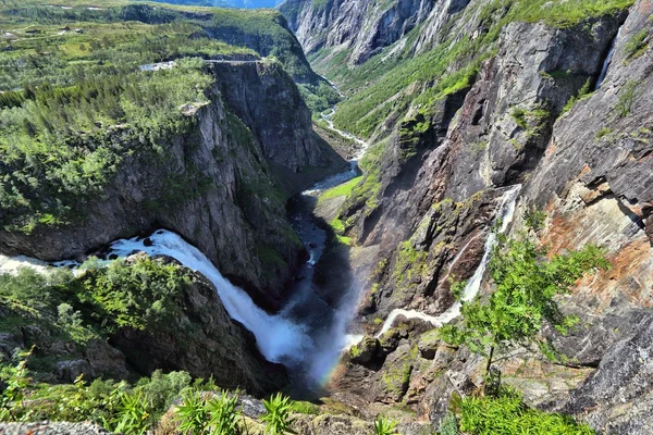 Voringfossen 폭포, 노르웨이 — 스톡 사진