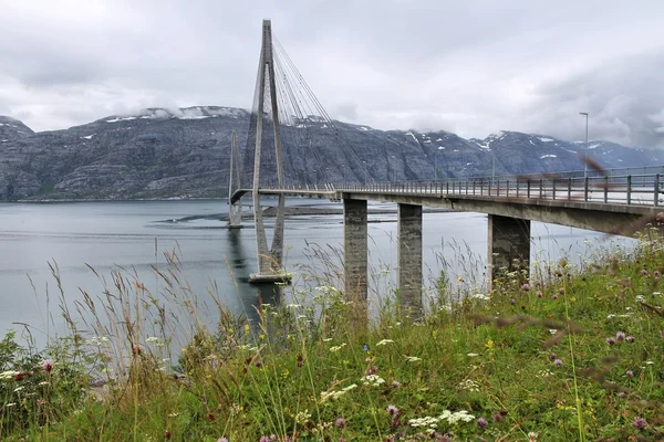 ノルウェー ・ ヘルゲランド橋 — ストック写真