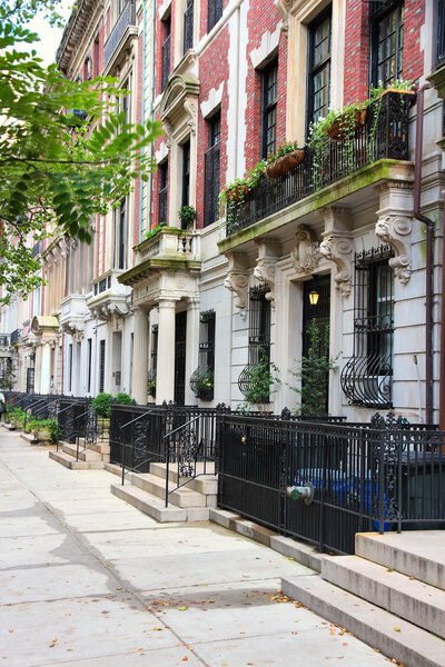 Upper West Side brownstone - New York residential architecture.