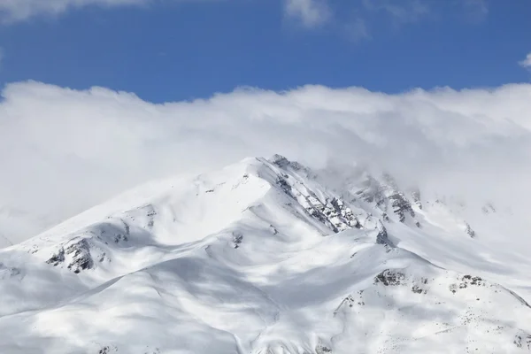 Winter Alpen in Frankrijk — Stockfoto