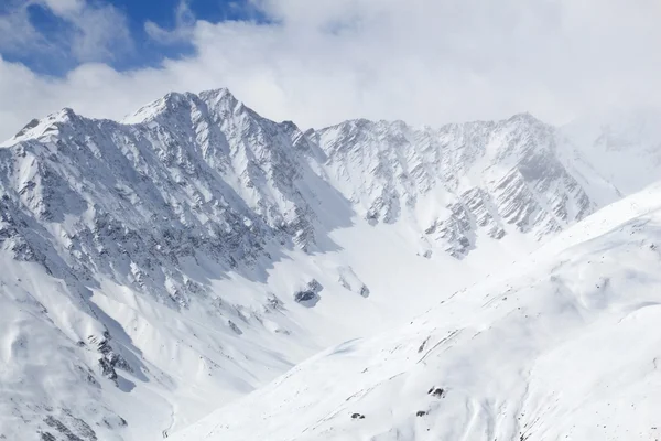 Schnee in den französischen Alpen — Stockfoto