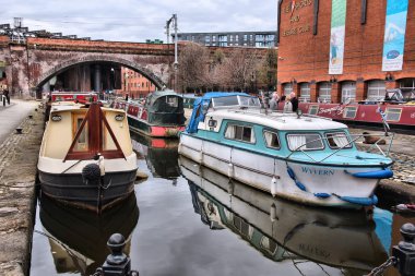 Manchester canal, United Kingdom clipart