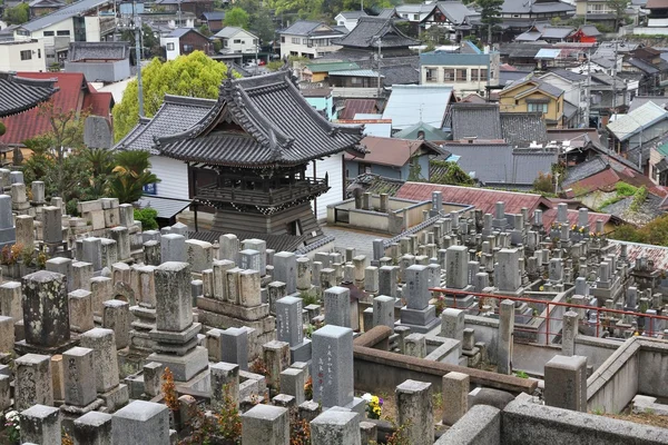 Onomichi, Japón - vista al cementerio — Foto de Stock