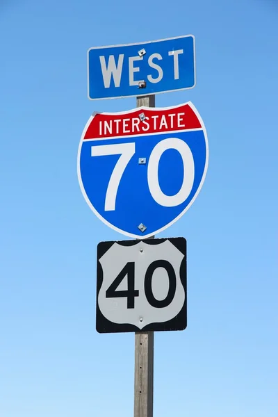 Interstate highway in United States — Stok fotoğraf