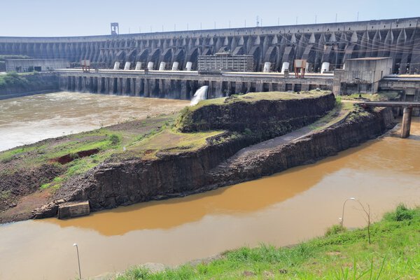 Itaipu dam in Brazil