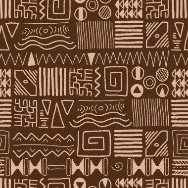 African background - vector illustration
