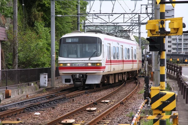 Meitetsu tåg i Japan — Stockfoto