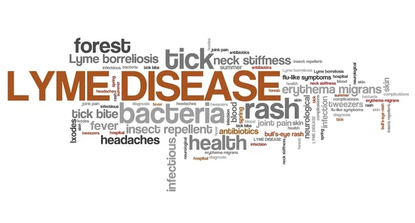 Lyme disease word cloud — Stock Photo, Image