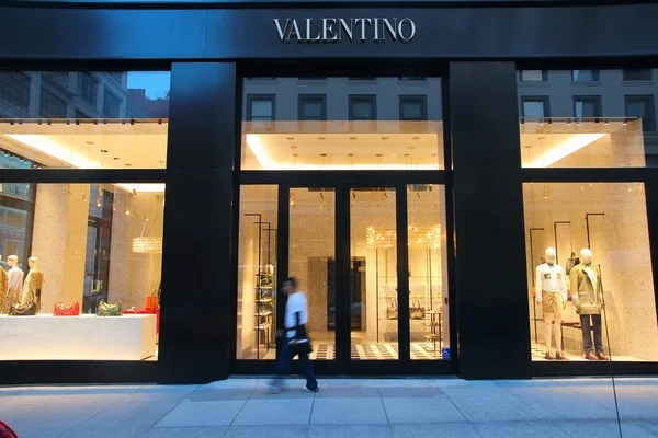 Valentino fashion butik — Stockfoto