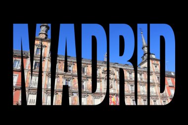 Madrid name - travel sign