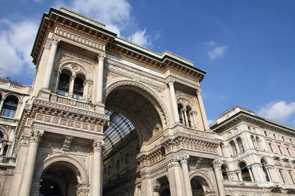 Милан достопримечательность - вид на город — стоковое фото