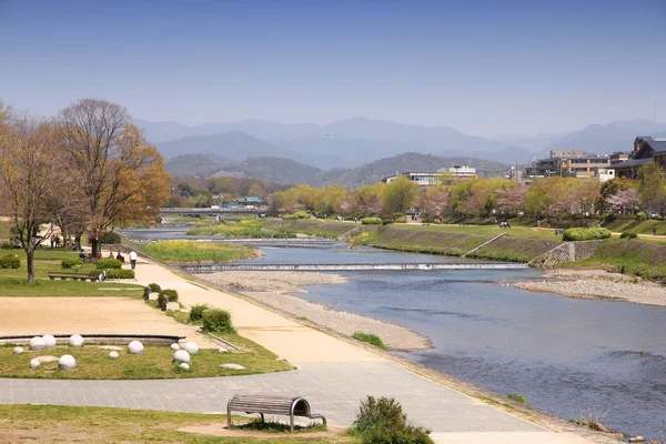 Kyoto-Fluss in Japan — Stockfoto