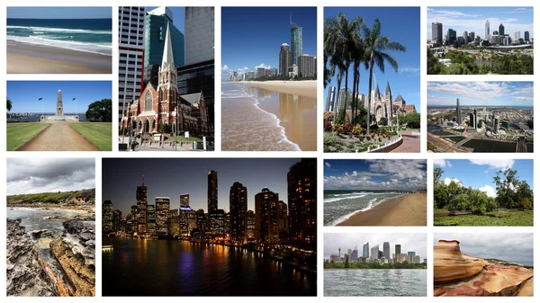 Australië reizen collage — Stockfoto