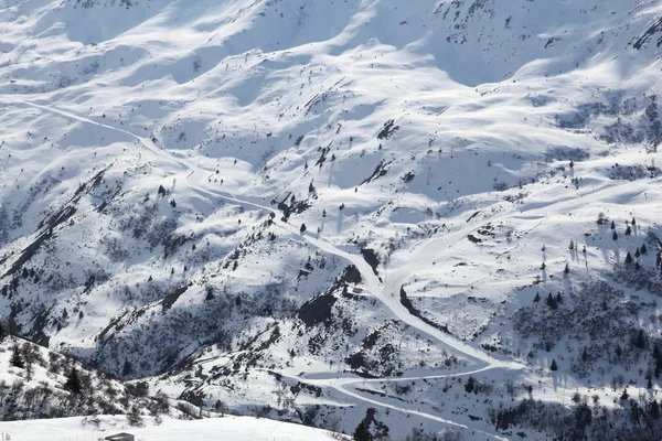 Frankrike ski resort — Stockfoto