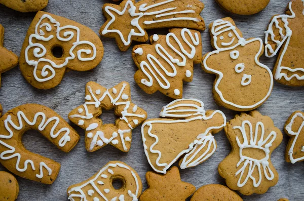 Biscoitos de Natal variados — Fotografia de Stock