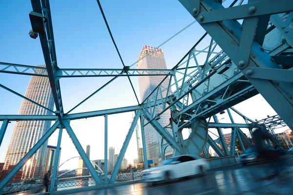 Jiefang-ronbridge histórico em tianjin — Fotografia de Stock