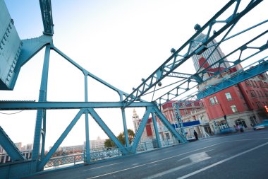 Tarihi Jiefang-Ironbridge tianjin Çin 