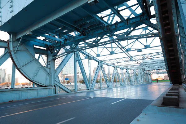 Jiefang-ironbridge histórico em Tianjin China — Fotografia de Stock