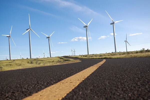 Ekologicky šetrné energie generace větrné energie turbíny — Stock fotografie