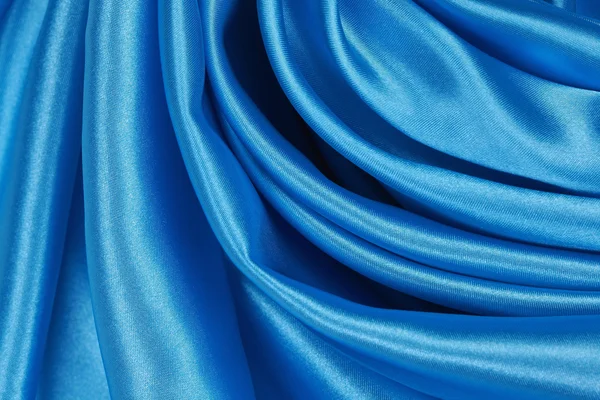 Blue Silk cloth of abstract backgrounds