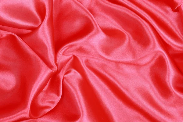 Red Silk cloth of abstract backgrounds — Stock Photo, Image