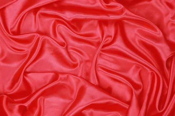 Red Silk cloth of wavy abstract background — Stock Photo, Image
