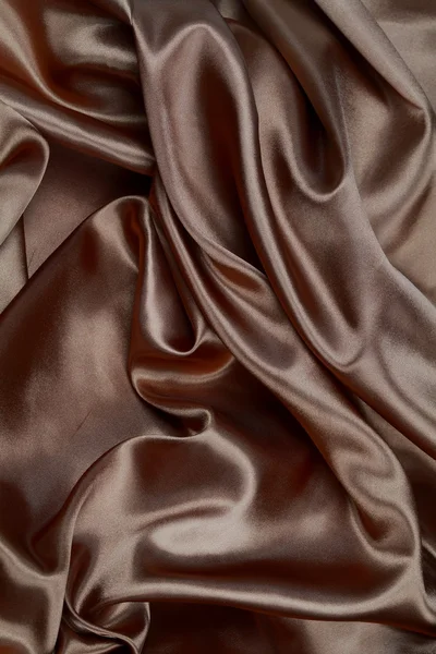 Brown silk texture satin velvet material or elegant wallpaper de — Stock Photo, Image