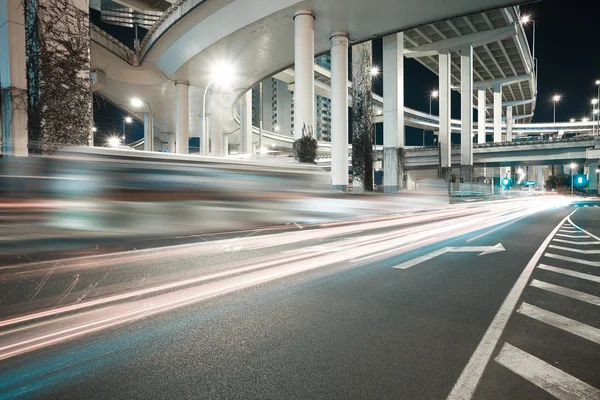 City road viadukten natt av nattliv — Stockfoto