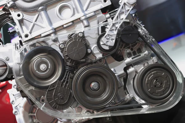 Auto engine of close-up