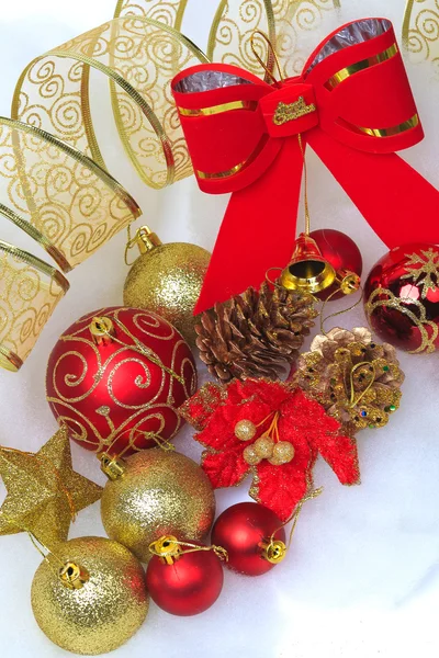 Christmas ornaments of closeup — Stock Photo, Image