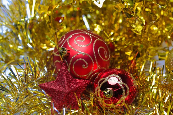 Χριστουγεννιάτικα στολίδια της closeup — Φωτογραφία Αρχείου