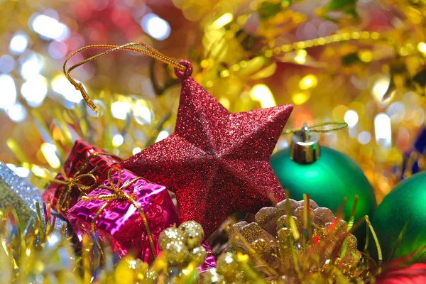 Kerst ornamenten van close-up — Stockfoto