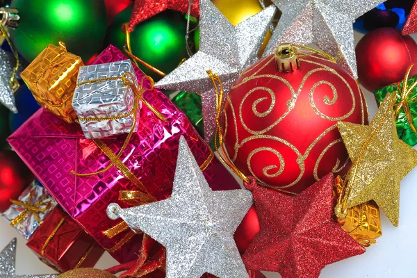 Christmas ornaments of close-up — Stock Photo, Image