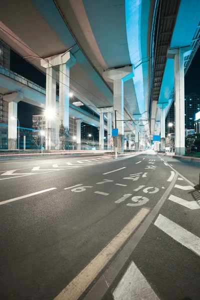 City road viaduct night of night scene — Stock Photo, Image