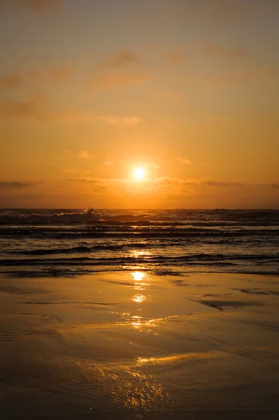 Cape Lookout tramonto rosso — Foto Stock