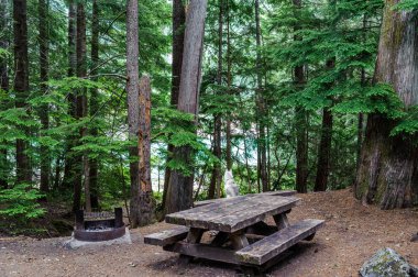  campsite of  of North Cascades National Park  clipart