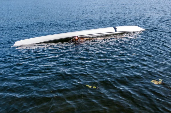 Kayak sculling technique 2 — Stock Photo, Image