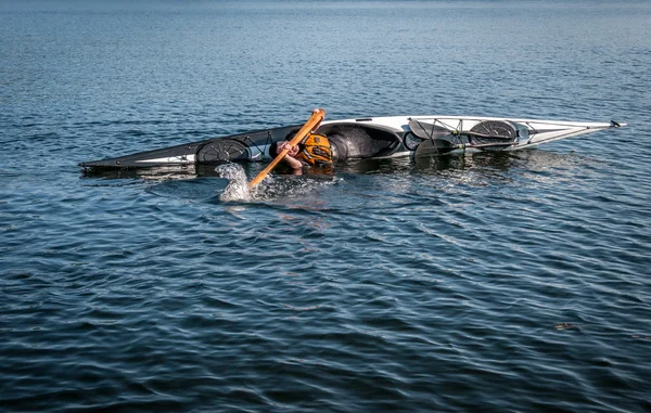 Kayak rolling technique 3 — Stock Photo, Image