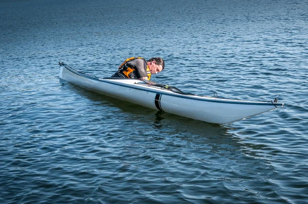 Kajak-Rolltechnik 1 — Stockfoto