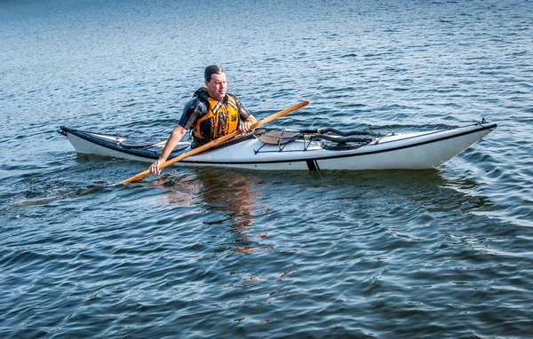 Técnica de rodamiento de kayak final 11 — Foto de Stock