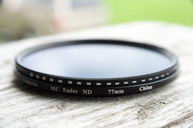 close view of a fader lens clipart