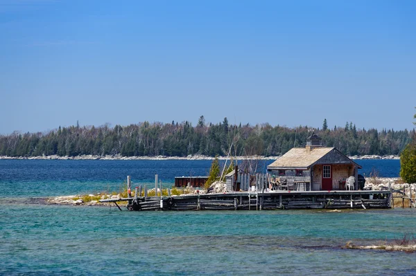 Fiskernes havn på Bruce Peninsula Park – stockfoto