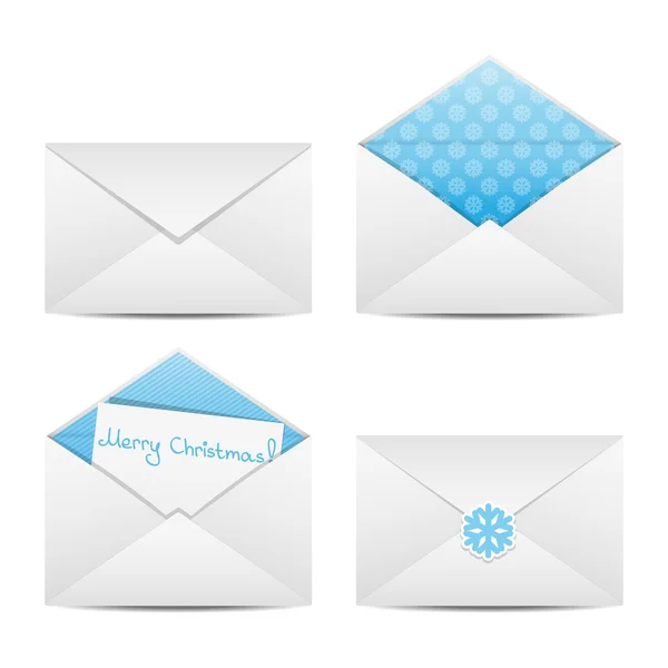 Christmas envelope — Stock Vector