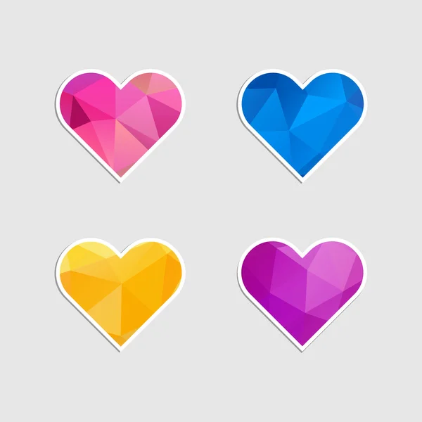 Heart icons — Stock Vector