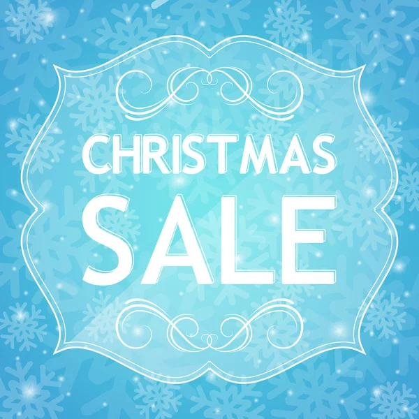 Christmas sale background — Stock Vector