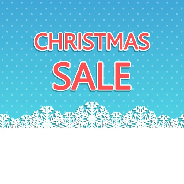 Christmas sale background — Stock Vector