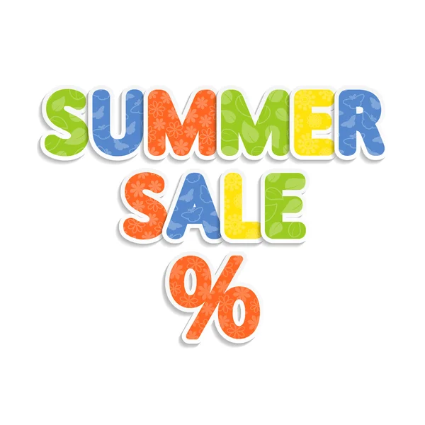 Summer sale — Stock Vector